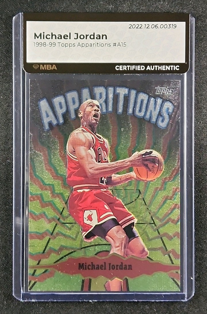1998 Topps Apparitions Michael Jordan #A15 MBA AUTH