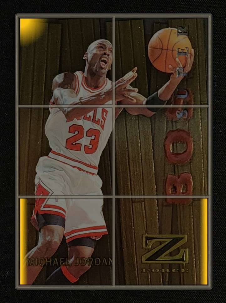 1997 Skybox Z-Force Super Boss Michael Jordan #10 MBA AUTH