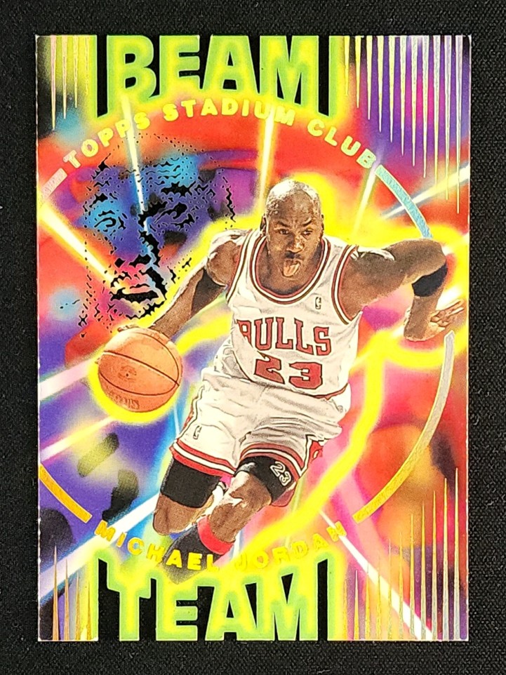 1995 Stadium Club Beam Team Michael Jordan #B14 MBA AUTH on