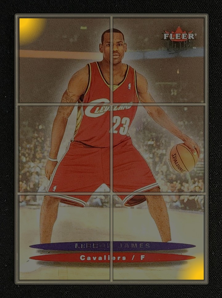 lebron james rookie card with hummer