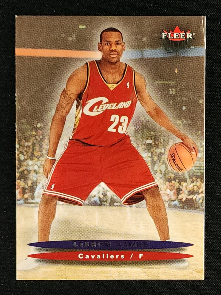 lebron james fleer ultra rookie