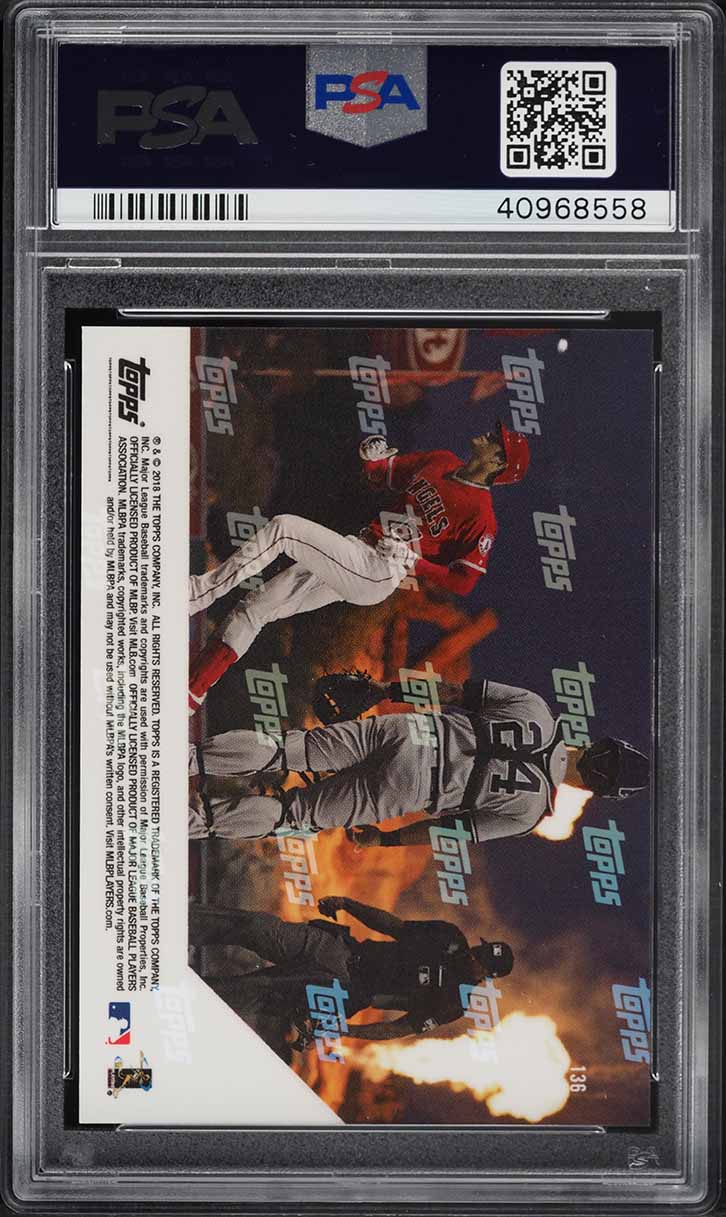 2018 Topps Now Shohei Ohtani ROOKIE #136 PSA 10 GEM MINT
