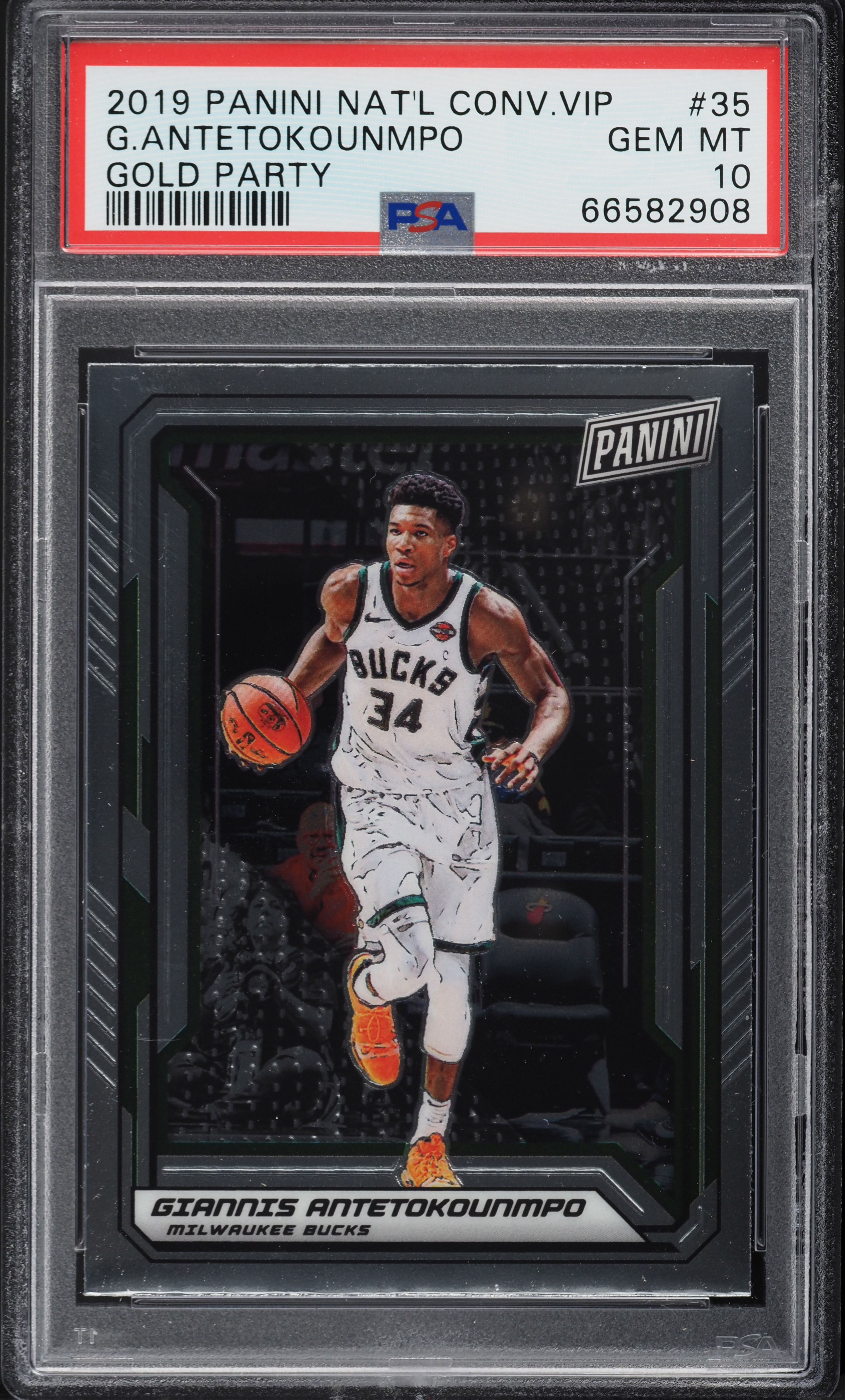 2019 Panini National Convention VIP Gold Party Giannis