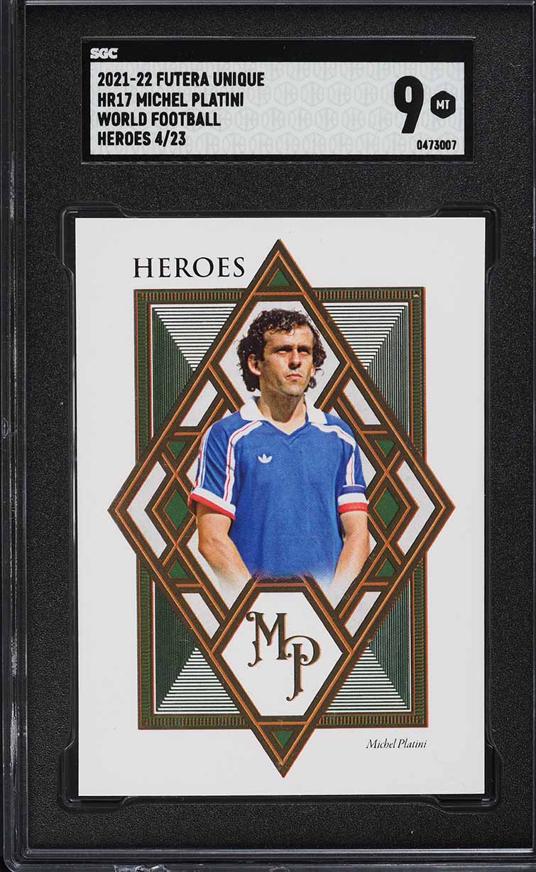 1974 Ageducatifs Soccer Michel Platini ROOKIE #289 PSA 8 NM-MT on