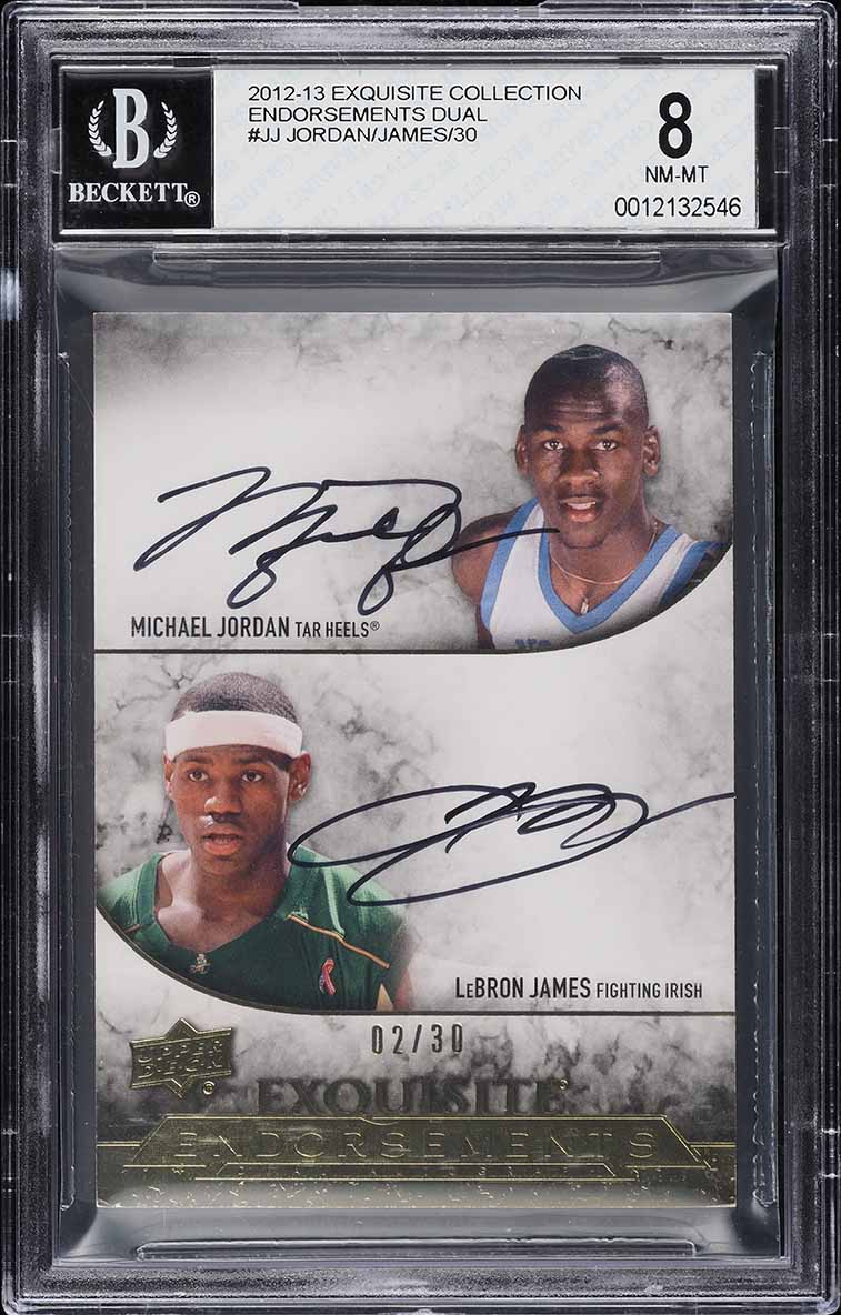 dual exquisite michael jordan lebron james