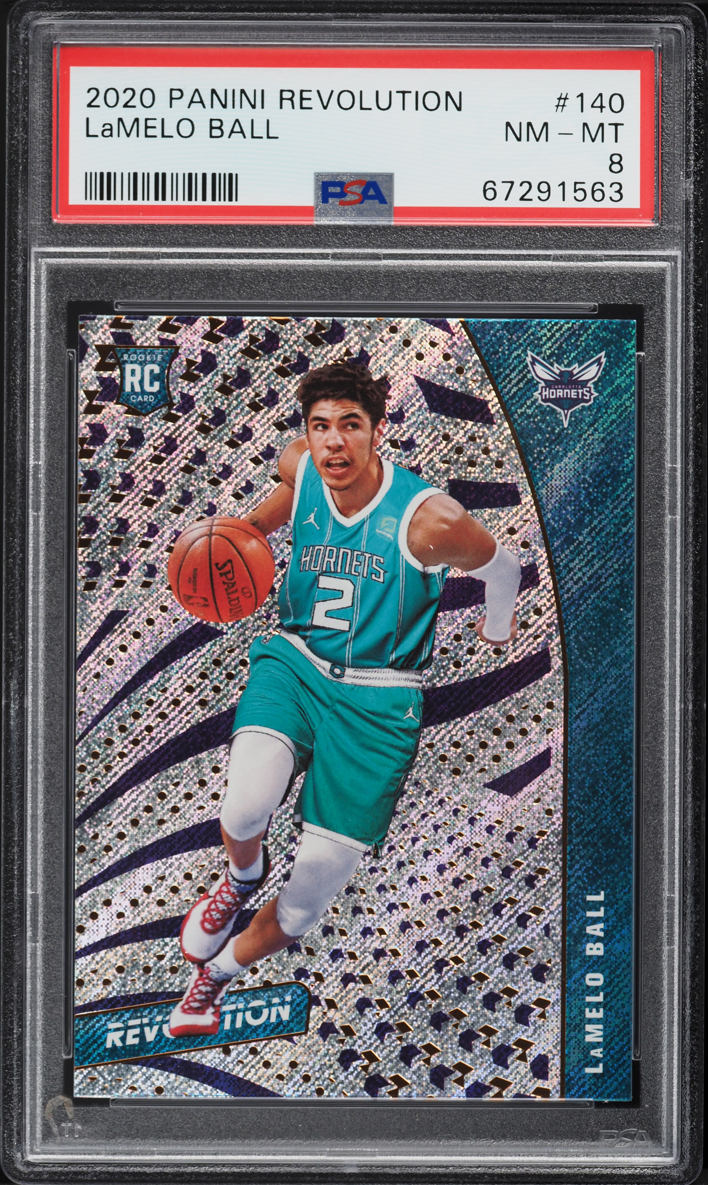 2020 Panini Revolution Astro LaMelo Ball ROOKIE #140 PSA 8 NM-MT