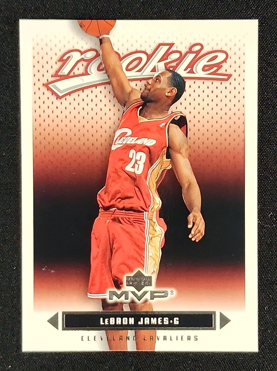 2003 Upper Deck MVP LeBron James ROOKIE #201 MBA AUTH on Fanatics