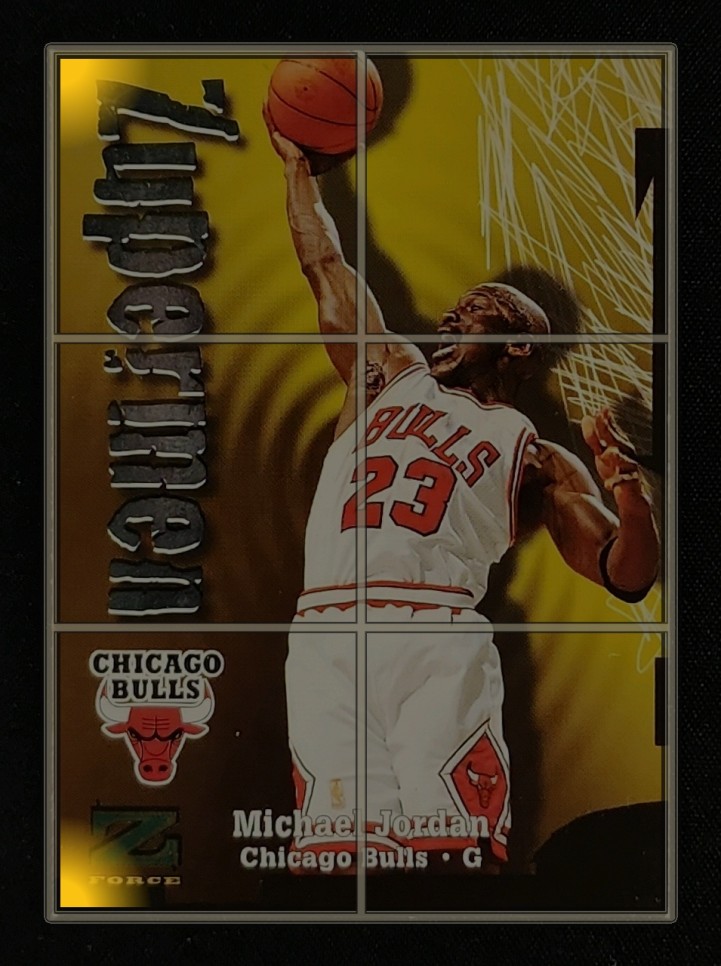 1997 Skybox Z-Force Michael Jordan #190 MBA AUTH