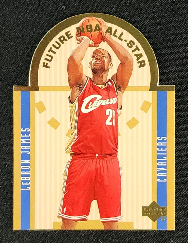 2003 Upper Deck SE Future All-Stars Die-Cut LeBron James ROOKIE