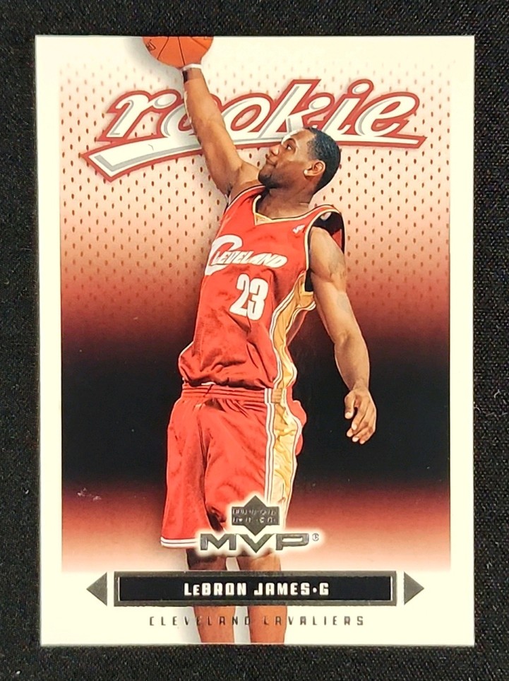 2003 Upper Deck MVP LeBron James ROOKIE #201 MBA AUTH on Fanatics