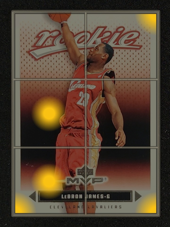 2003 Upper Deck MVP LeBron James ROOKIE #201 MBA AUTH on Fanatics