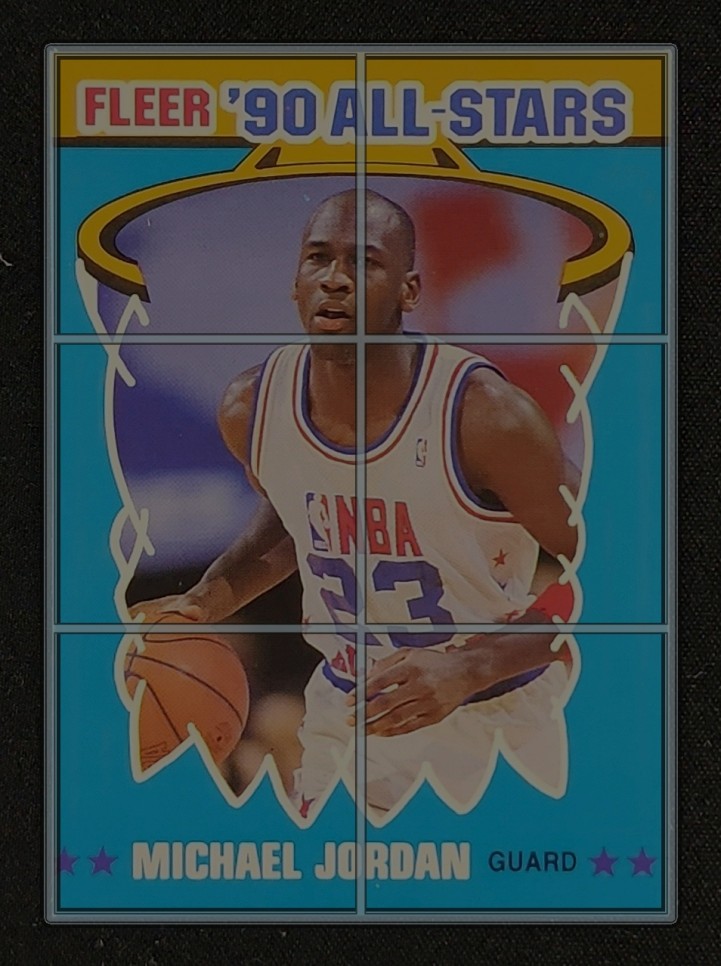 1990 Fleer All-Stars Michael Jordan #5 MBA AUTH