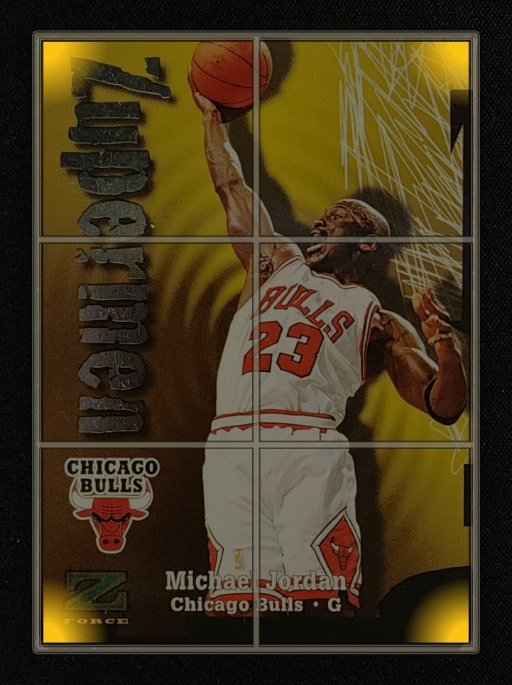 1997 Skybox Z-Force Michael Jordan #190 MBA AUTH