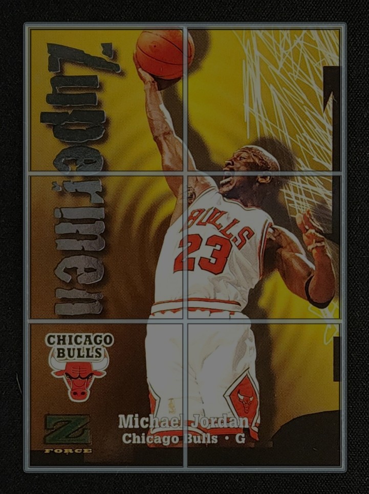 1997 Skybox Z-Force Michael Jordan #190 MBA AUTH