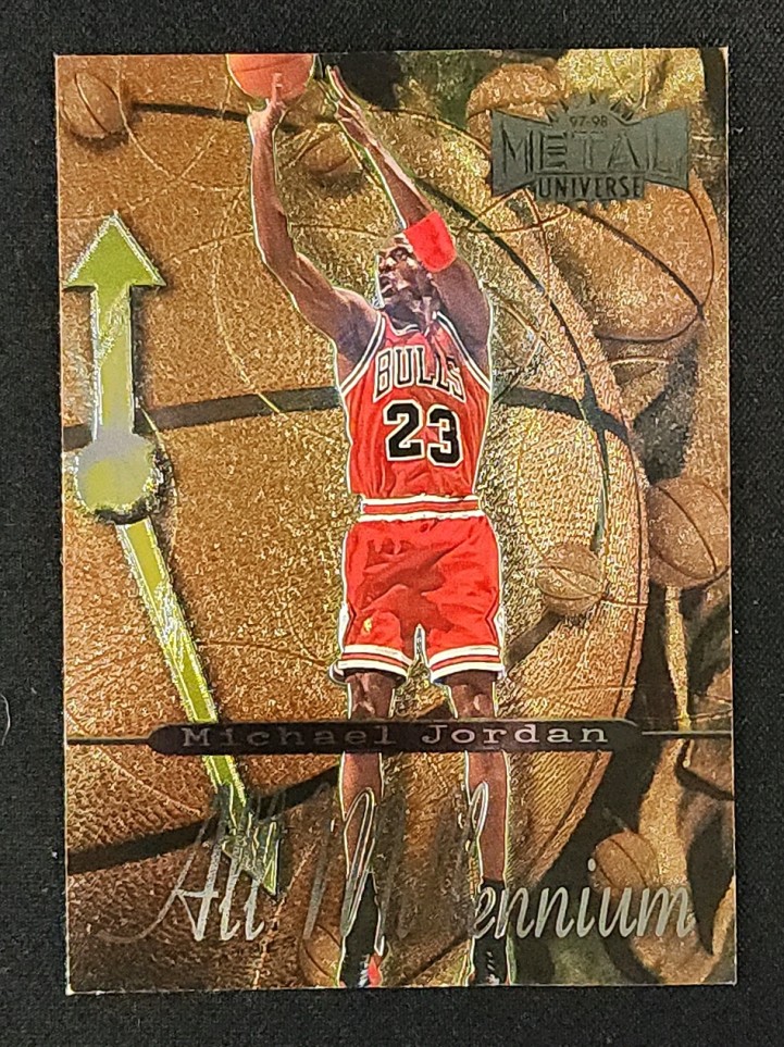 1997 Metal Universe All-Millenium Team Michael Jordan #5 MBA AUTH