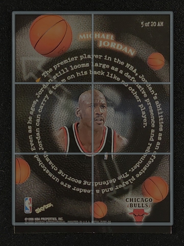 1997 Metal Universe All-Millenium Team Michael Jordan #5 MBA AUTH