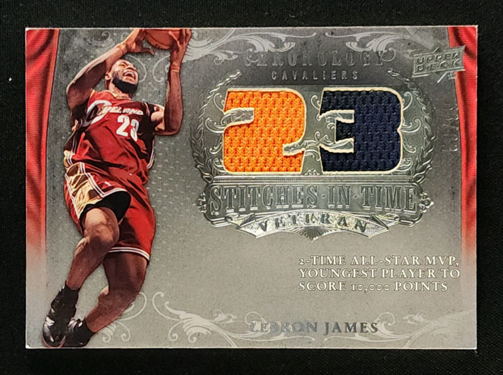 2007 UD Chronology Stitches in Time LeBron James PATCH /99 #SIT-LJ MBA AUTH
