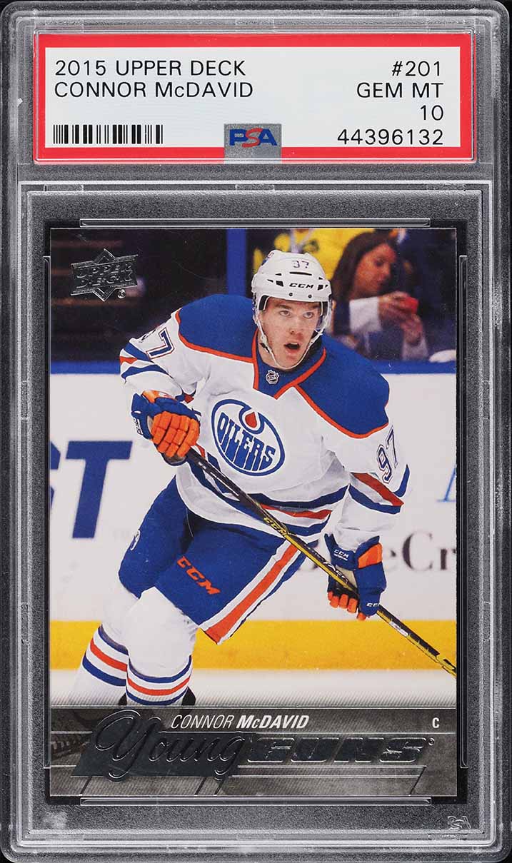 2015 Upper Deck Young Guns Connor McDavid #201 PSA 10 GEM MINT
