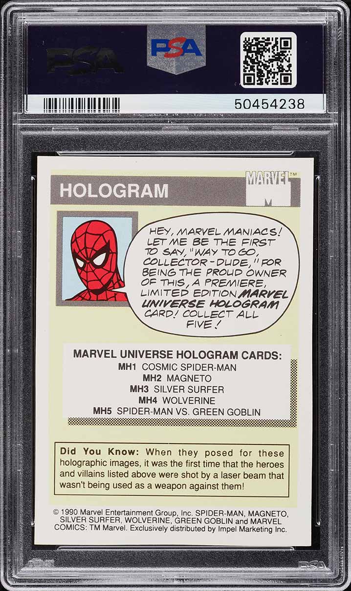 marvel holographic cards 1992 Universe Series III Hologram Insert Set of 5 NM/M Venom, Wolverine : Toys & Games Whenever you draw a card Remember the the 90s and