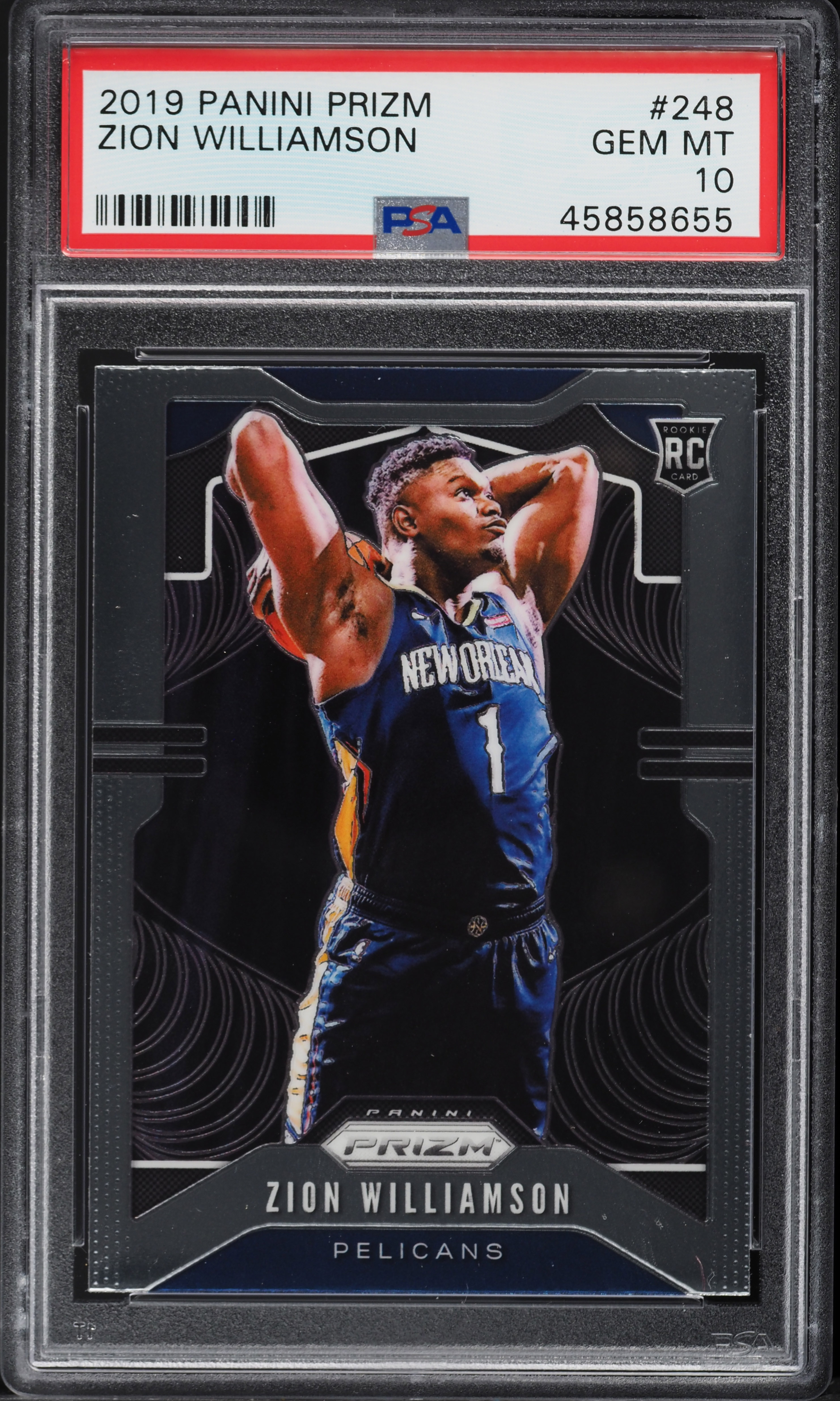キ*ラ様 ピッピ 2019年 SM プロモ Gem Mint 10 PSA10 2019 Panini Prizm Zion Williamson ROOKIE #248 PSA 10 GEM MINT on