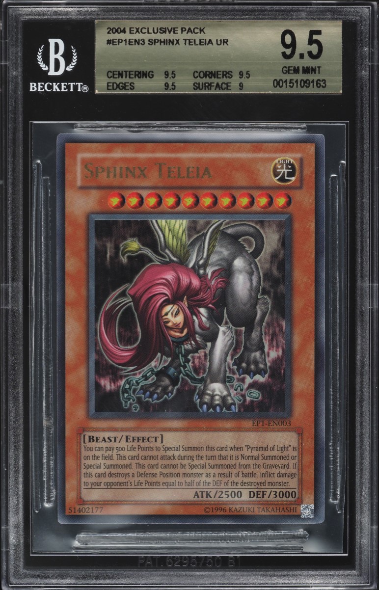 sphinx teleia yugioh card  Whatnot: Shop, Sell, Connect This card cannot be Special Summoned from the Graveyard Sphinx Teleia [AnimeVersion] 3.0 by