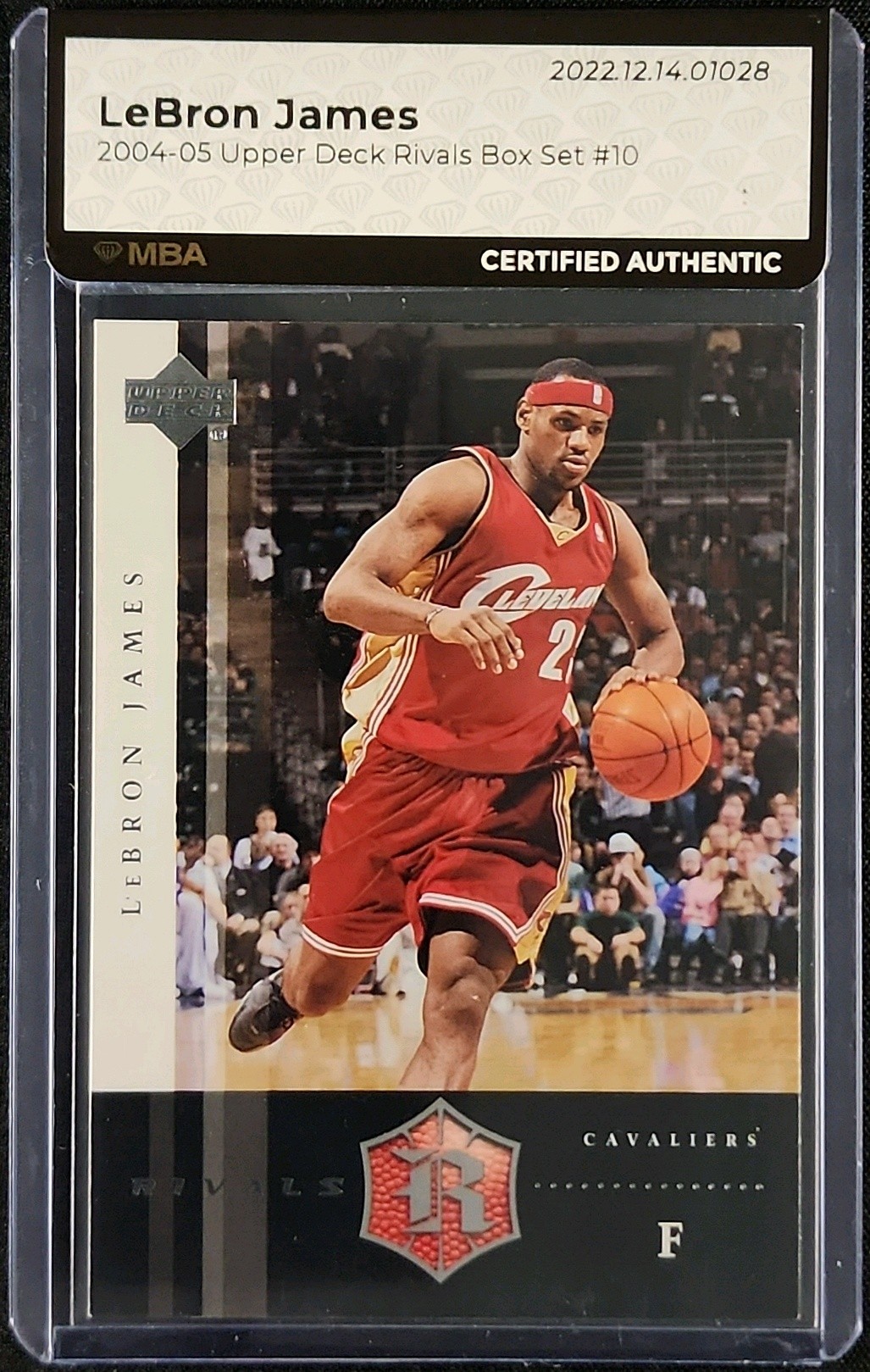 upper deck rivals lebron james rookie card