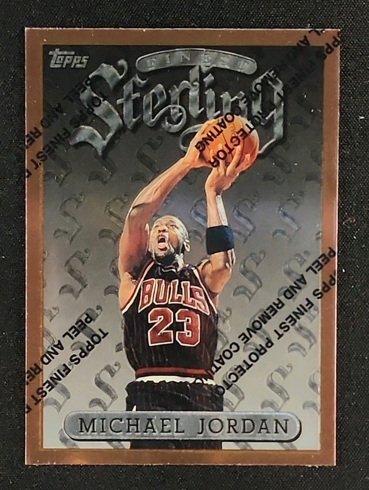 1996 Finest w/ Coating Michael Jordan #50 MBA AUTH
