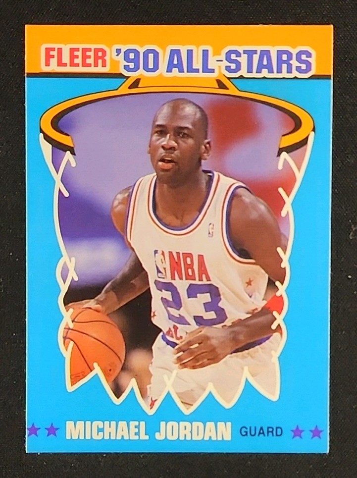 1990 Fleer All-Stars Michael Jordan #5 MBA AUTH