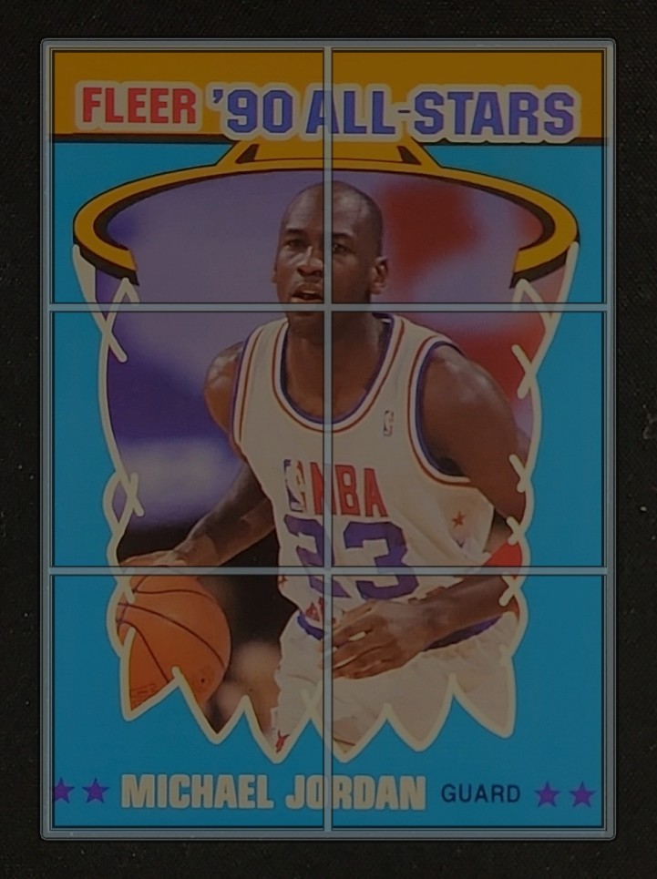 1990 Fleer All-Stars Michael Jordan #5 MBA AUTH