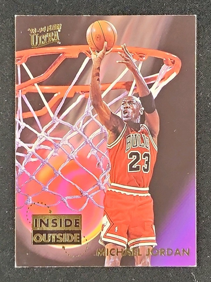 1993 Ultra Inside Outside Michael Jordan #4 MBA AUTH