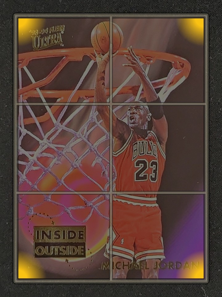 1993 Ultra Inside Outside Michael Jordan #4 MBA AUTH