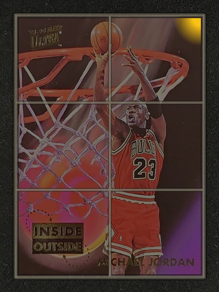 1993 Ultra Inside Outside Michael Jordan #4 MBA AUTH