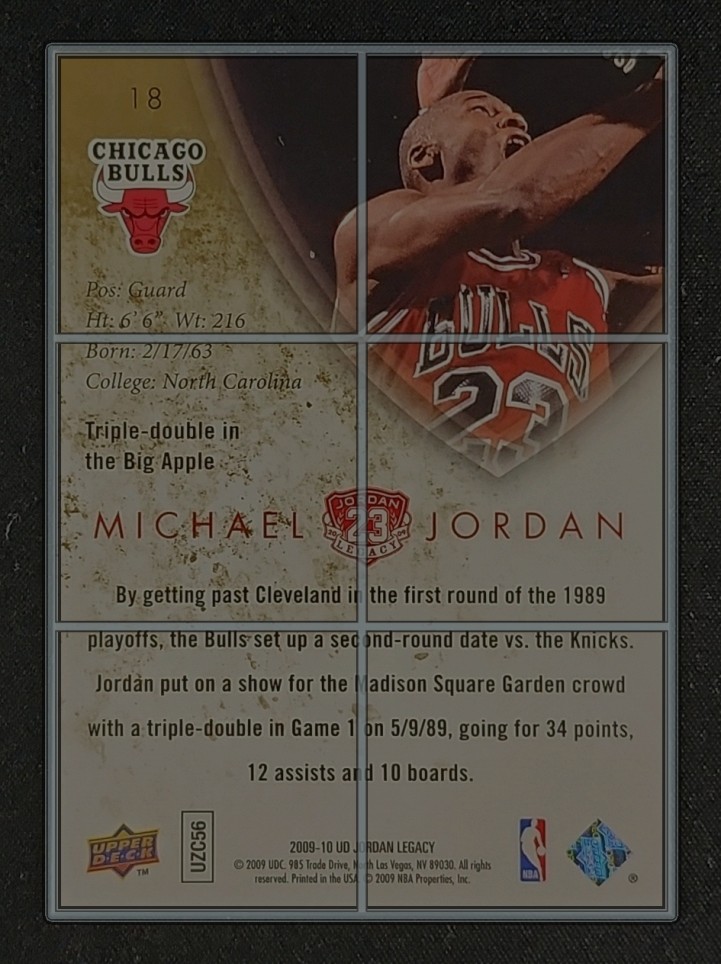 2009 Upper Deck Legacy Collection Michael Jordan #18 MBA AUTH