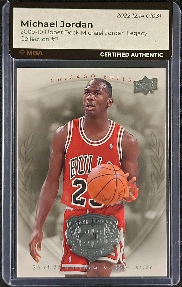 2009 Upper Deck Legacy Collection Michael Jordan #7 MBA AUTH