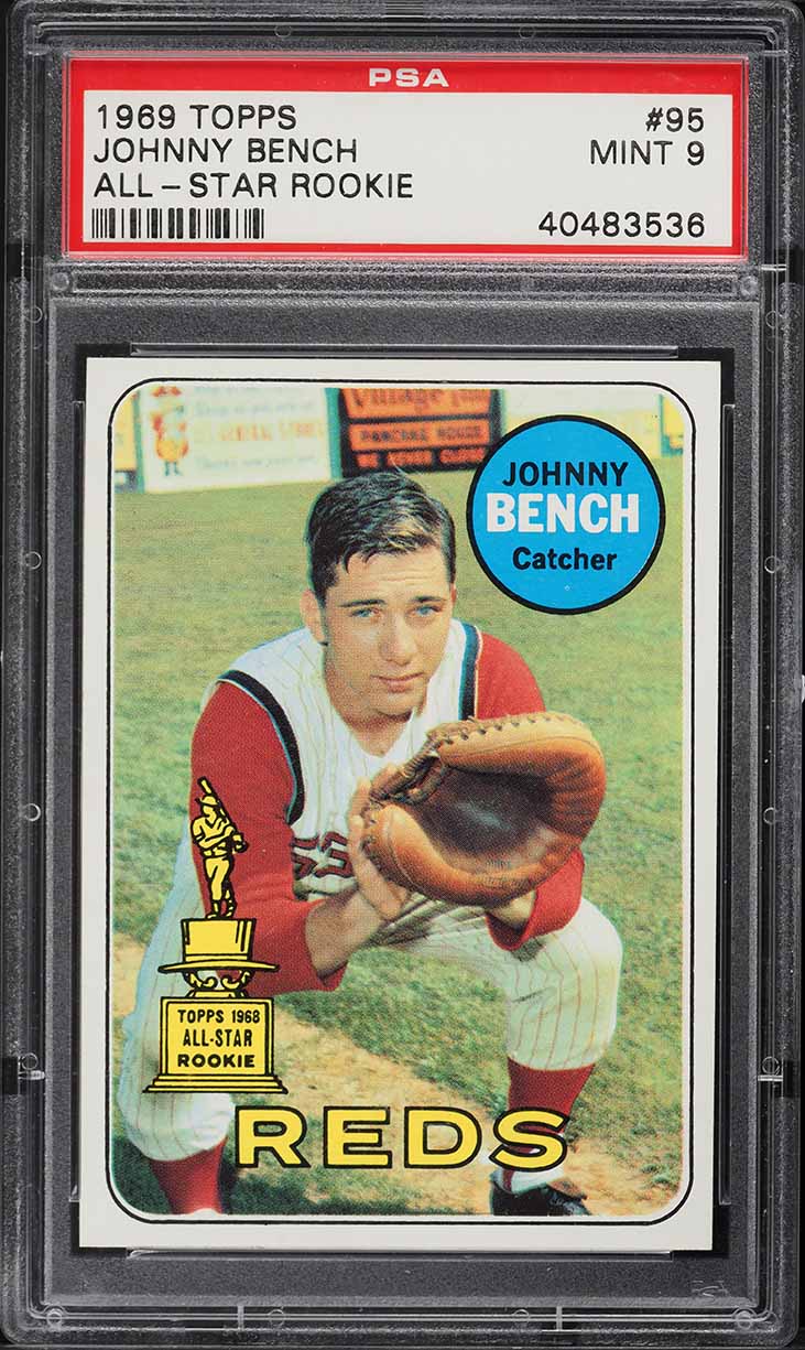 1969 Topps Johnny Bench #95 PSA 9 MINT