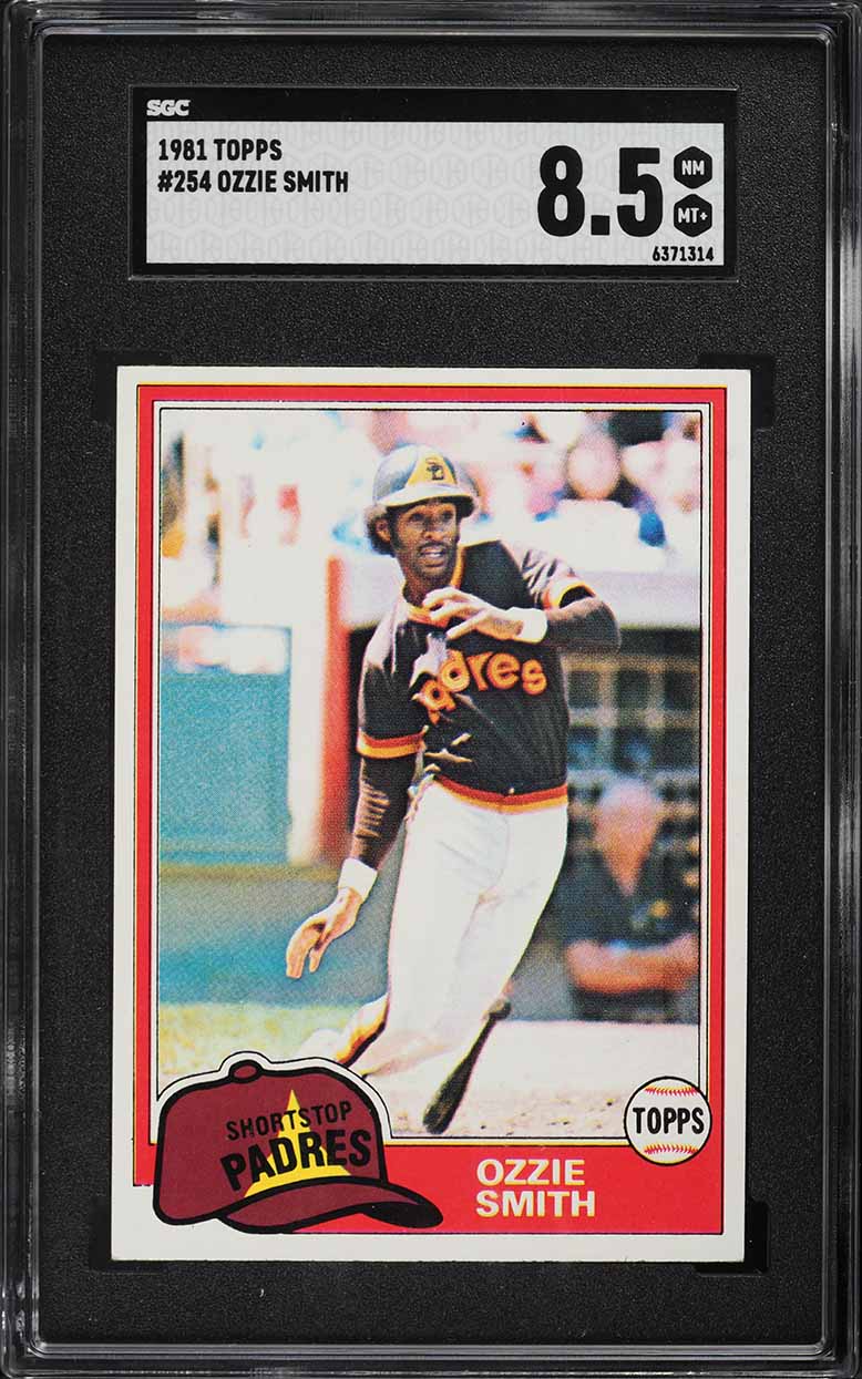 1981 Topps Ozzie Smith #254 SGC 8.5 NM-MT+