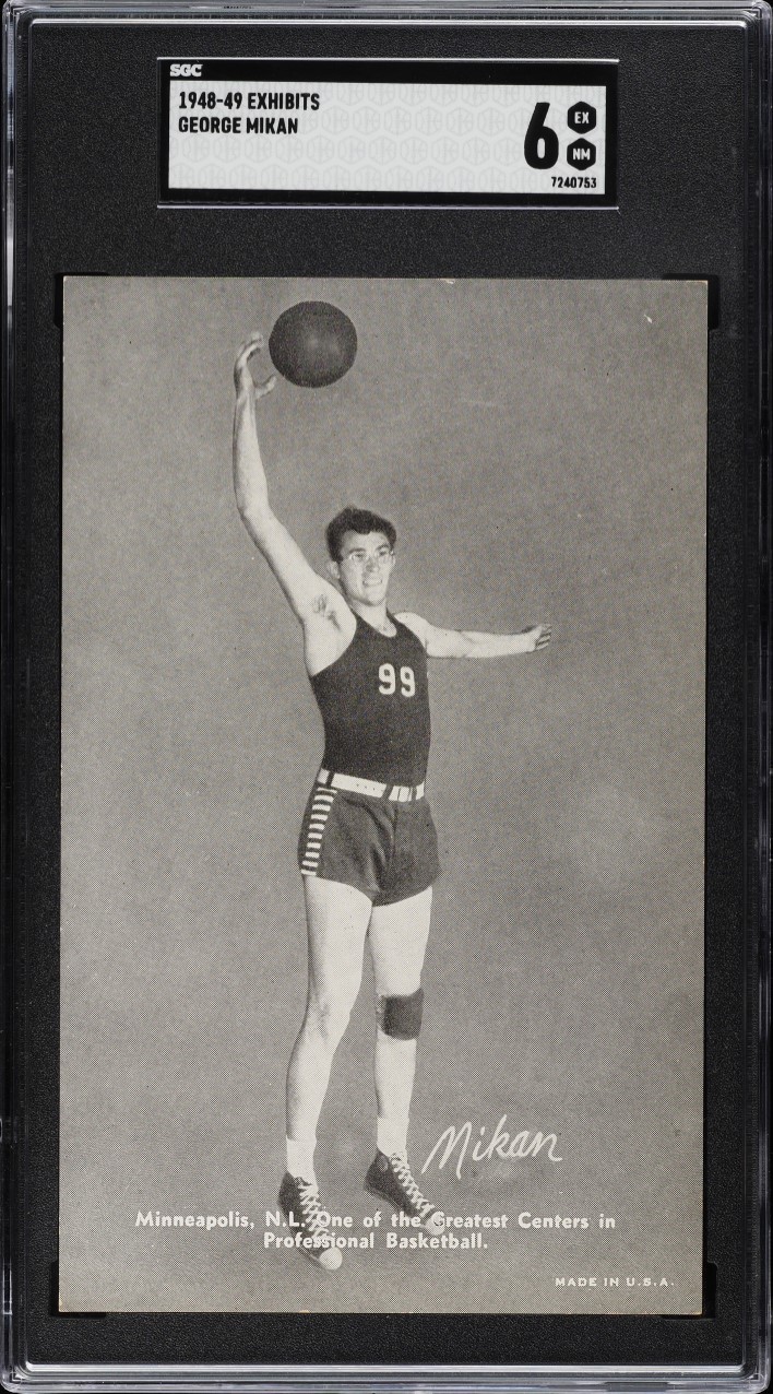 1948 Exhibits George Mikan ROOKIE SGC 6 EXMT