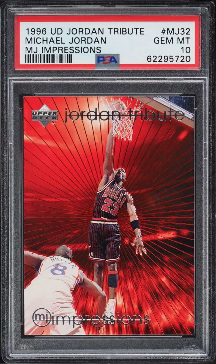 1996 Upper Deck Jordan Tribute MJ Impressions Michael Jordan #MJ32