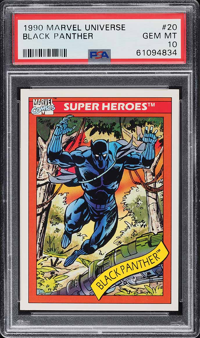 1992 Skybox Marvel Masterpieces Black Panther #4 PSA 10 GEM MINT