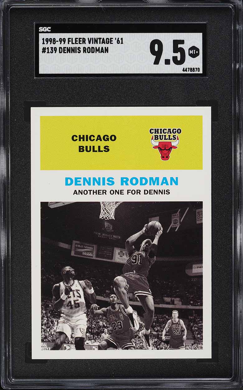 1998 Metal Universe Precious Metal Gems PMG Dennis Rodman /50 #16
