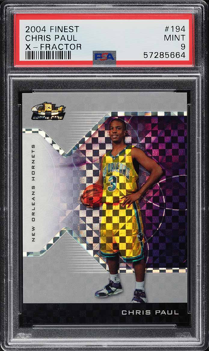 2004 Finest Xfractor Chris Paul ROOKIE /259 #194 PSA 9 MINT