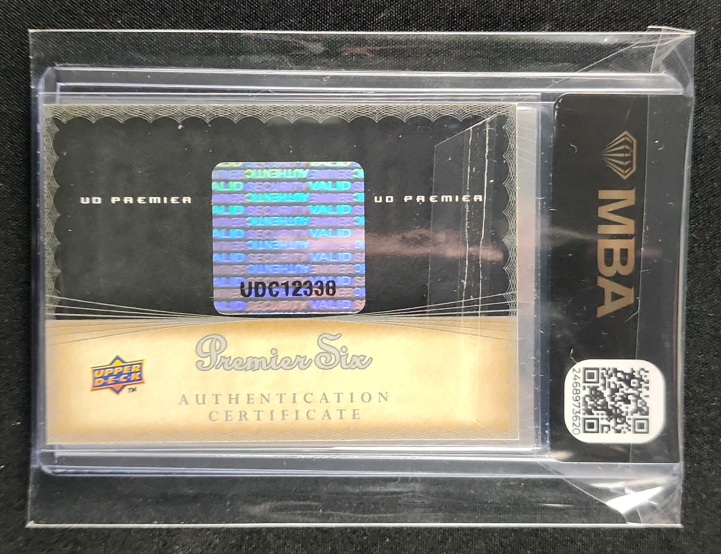 2007 Upper Deck Premier Kobe Bryant LeBron James Bosh Garnett AUTO /5 MBA AUTH