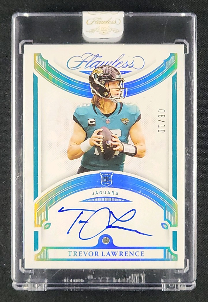 2021 Panini Flawless Gems Trevor Lawrence ROOKIE AUTO /10 #RGS-TLA MBA AUTH