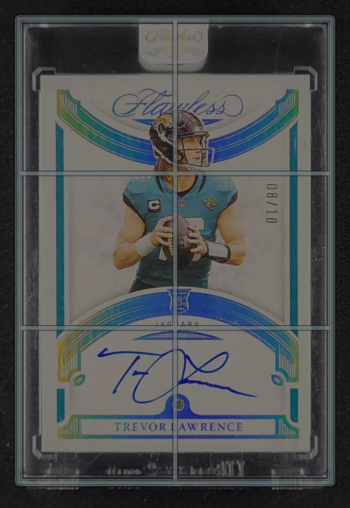 2021 Panini Flawless Gems Trevor Lawrence ROOKIE AUTO /10 #RGS-TLA MBA AUTH