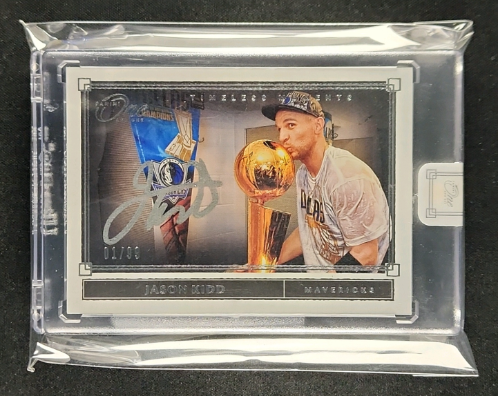 2019 Panini One and One Timeless Moments Jason Kidd AUTO 1/99 #TM-JKD MBA AUTH
