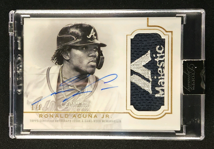 その他 TOPPS MUSEUM COLLECTION Acuna Jr. auto 2025 Topps Series 2 Ronald Acuna Jr. Gold Auto /50 All Star Chrome