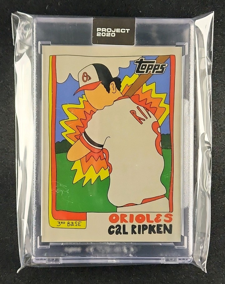 2020 Topps Project 2020 By Fucci Cal Ripken Jr. #5 MBA AUTH