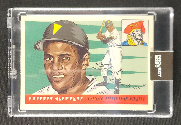 2020 Topps Project 2020 By Naturel Roberto Clemente #19 MBA AUTH