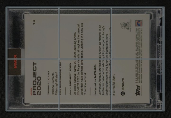 2020 Topps Project 2020 By Naturel Roberto Clemente #19 MBA AUTH