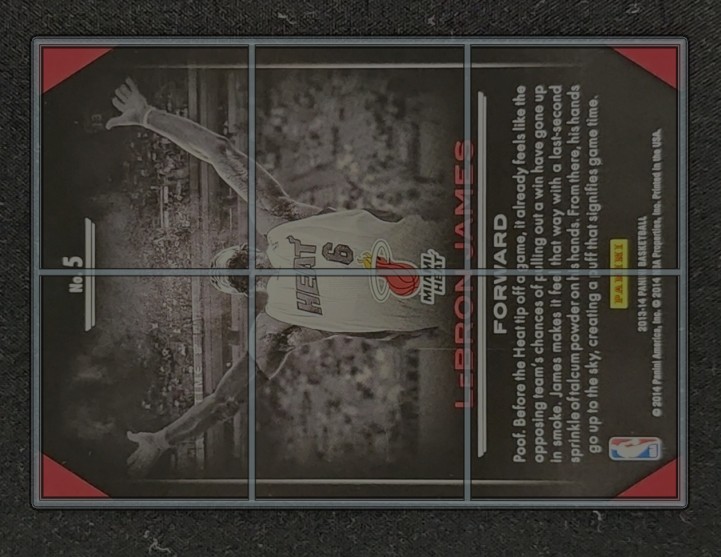 2013 Panini Preparation LeBron James #5 MBA AUTH